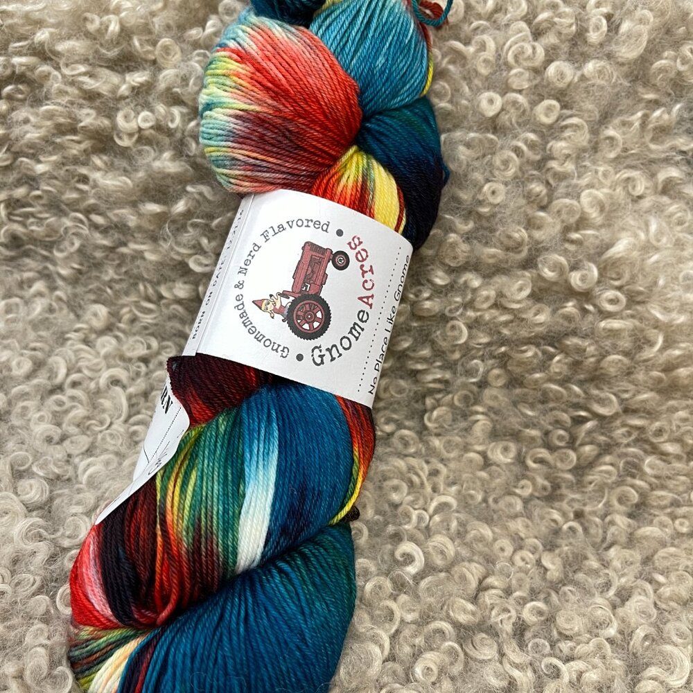 YARN 418 GNOME ACRES 106G NO PLACE LIKE GNOME FINGERING SOCK 460 YDS